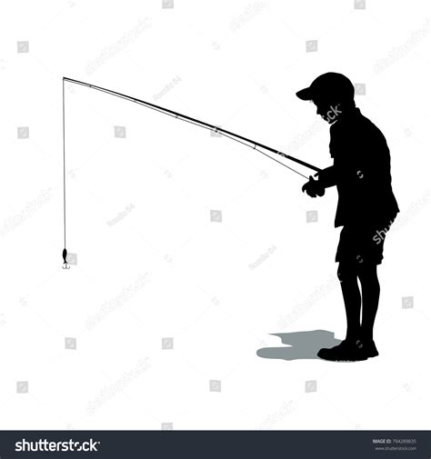 4,115 Boy Fishing Silhouette Royalty-Free Images, Stock Photos ...