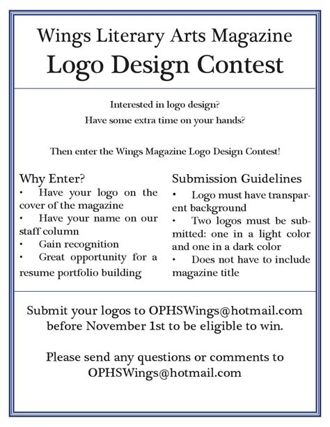 Logo Design Contest flyer by OPHSWings - Issuu