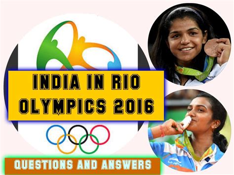 India in Rio Olympics 2016: GK Questions and Answers - PSC Online Book