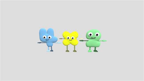 BFDI Four X And Two V2 - Download Free 3D model by aniandronic [ad0be0f ...