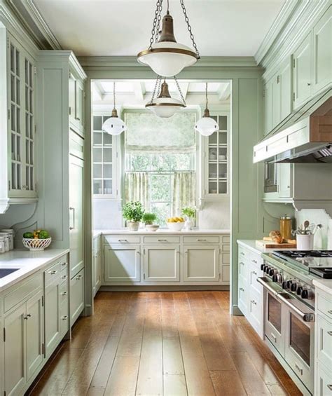 AkzoNobel Color of the Year for 2020: Tranquil Dawn - Kitchen Studio of Naples | Green kitchen ...