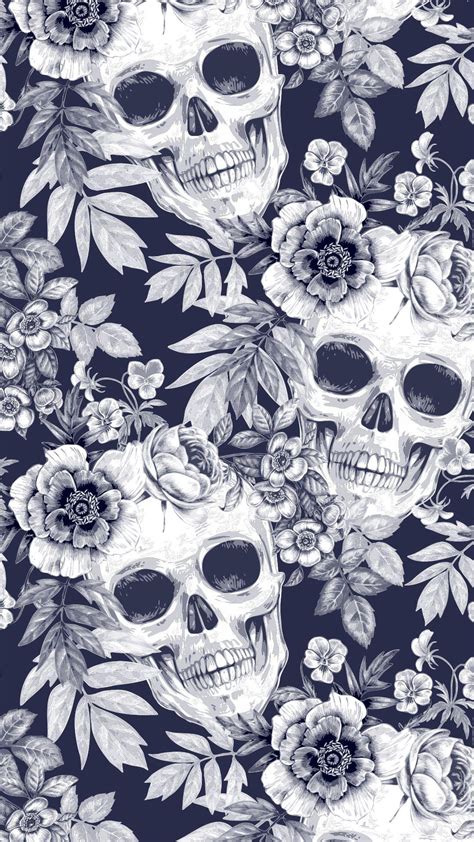 Cool Skull iPhone Wallpapers - Top Free Cool Skull iPhone Backgrounds - WallpaperAccess