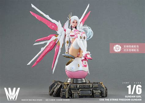 1/6 Scale Gundam Girl Cosplay ZGMF-X20A Strike Freedom Gundam - Mobile Suit Gundam SEED Resin ...