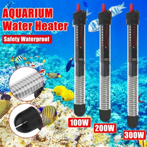 Aquarium Heater 200W Submersible Fish Tank Heater, 20-100 Gallon Fish ...