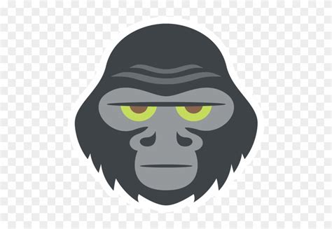 Cartoon Gorilla Face - Cartoon Gorilla Face - Free Transparent PNG ...