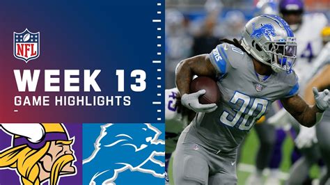 Vikings vs. Lions Week 13 Highlights | NFL 2021 - Win Big Sports