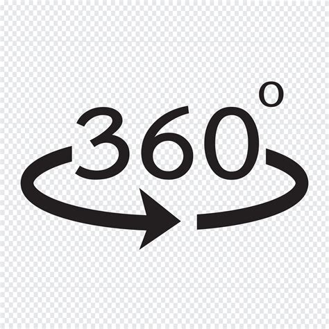 360 Degree Clip Art