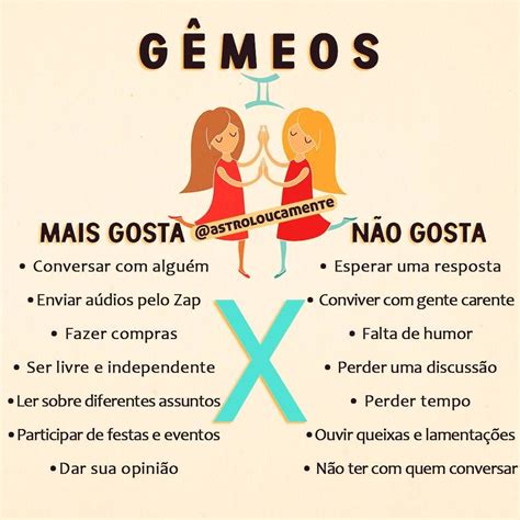 Astroloucamente por signos no Instagram: “O que você precisa saber sobre Gêmeos ♊ Confere meu ...