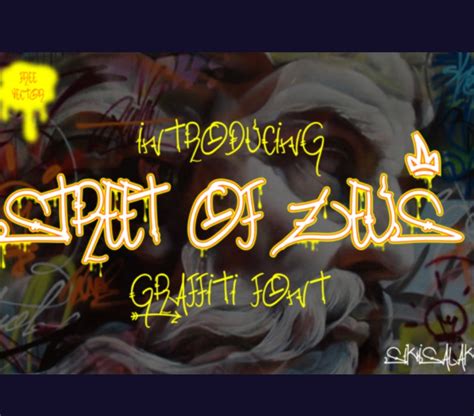 Graffiti Font Bundle Free Bonusgraffiti Font Bundleurban Font graffiti ...