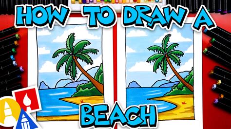 How To Draw A Beach Landscape Art For Kids Hub – NBKomputer