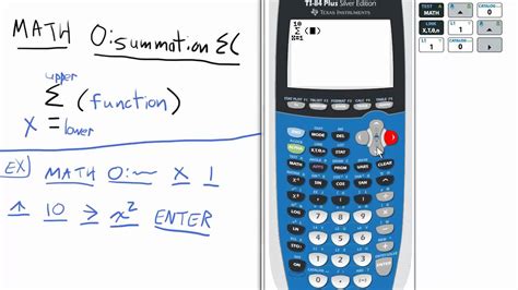 Summation of Arithmetic or Geometric Series TI 84 Calculator - YouTube