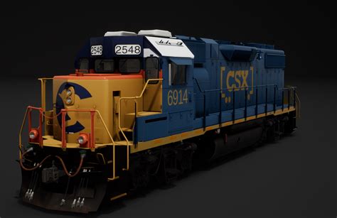 CSX 6914 Chessie System Nose - Train Sim Community