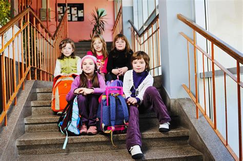 happy children group in school 11926103 Stock Photo at Vecteezy