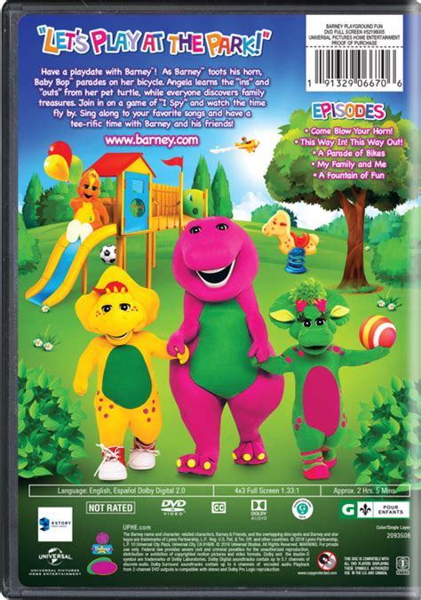 Barney: Playground Fun | Watch on Blu-ray, DVD, Digital & On Demand