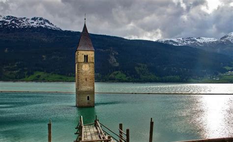 The sad history of lake Reschen’s Bell Tower. - Amazing Abandoned Places