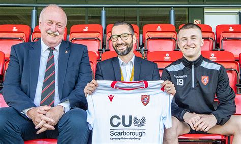 CU Scarborough sponsors SAFC kit for third season | CU Scarborough | Coventry University