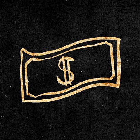 Dollar bill, money, gold aesthetic | Free Photo Illustration - rawpixel