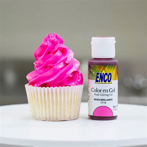 Enco Pink Rosa Brillante Food Color 1115 NO TASTE! NO BITTERNESS ...