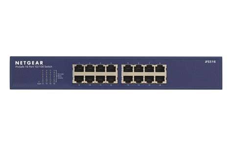 Netgear ProSafe JGS516 16-port Gigabit Rackmount Switch | eBay