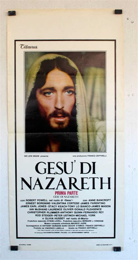 "JESUS DE NAZARETH" MOVIE POSTER - "GESU DI NAZARETH" MOVIE POSTER