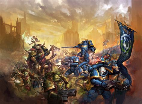 Wallpaper : Warhammer 40 000, Games Workshop, Space Marine, space marines, Ultramarines, Chaos ...