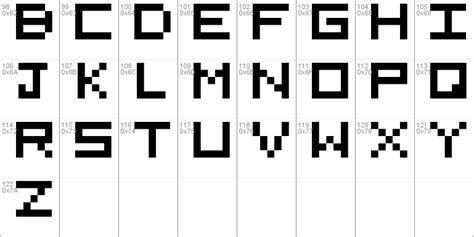 5x5 Pixel Windows font - free for Personal