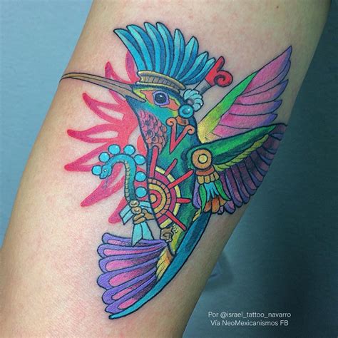 Huitzilin ::: Huitzilopochtli bit.ly/Colibri_MensajeroDeAlmas | Mayan tattoos, Aztec tattoos ...