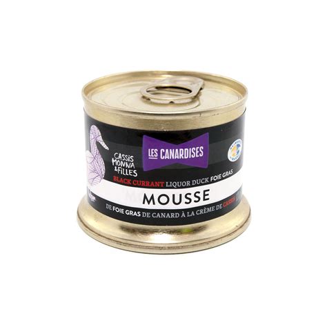 MOUSSE de Foie Gras de canard - Crème de Cassis Monna & Filles (140g)