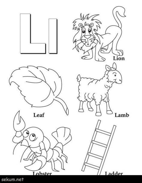 Inspiration Picture of Letter L Coloring Pages - entitlementtrap.com ...