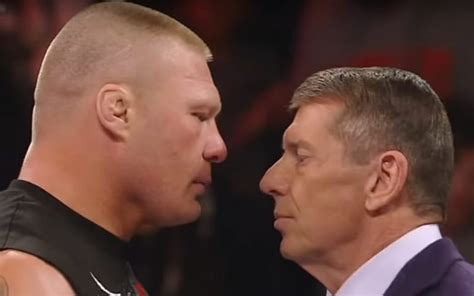 What Really Happened Between Vince McMahon & Brock Lesnar Backstage At ...