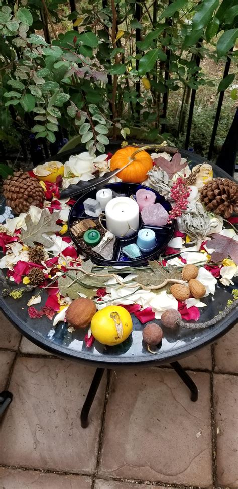 Samhain altar, opened beneath the last quarter moon. : r/Wicca