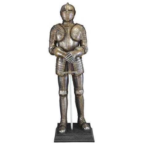 Knight Life Size Medieval Armor Statue Sword | Statue.com