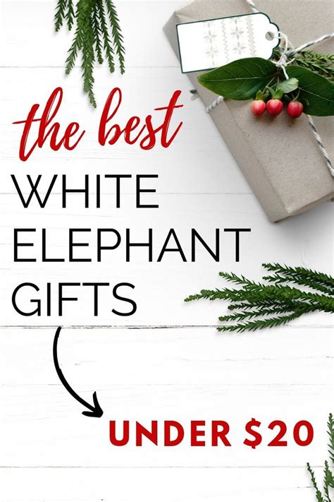 40 Best White Elephant Gift Ideas Under $20 - 2023 | White elephant ...