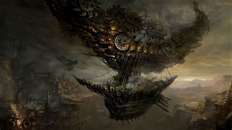 http://pocketguys.com/steampunk-airship-hd-photo-wallpaper | Time Weaver: The Time Collector ...