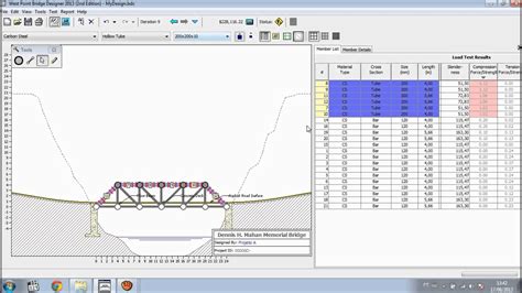 Tutorial West Point Bridge Designer - YouTube