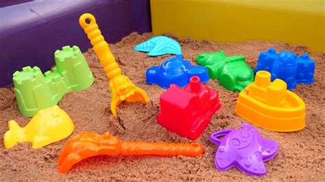 How to Make a Sandbox: Sand Games for Babies - Sand Molds and Baby Toys ...