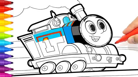 Thomas & Friends All Engines Go . Thomas Train Drawing and Coloring ...