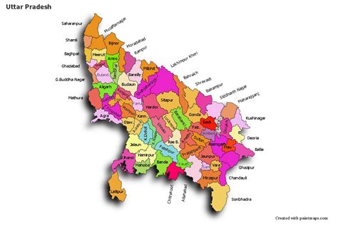 Sample Maps for Uttar Pradesh