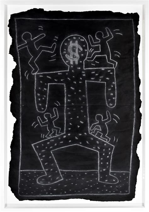 Keith Haring, Untitled (Subway Drawing), c. 1980-1985, Chalk (S)