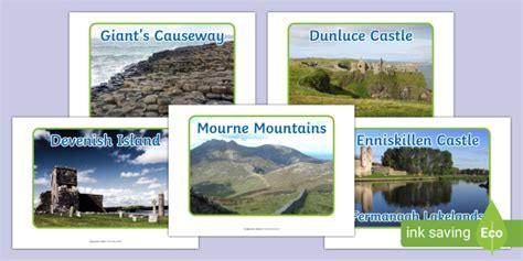 Northern Ireland Landmarks Display Photos (teacher made)