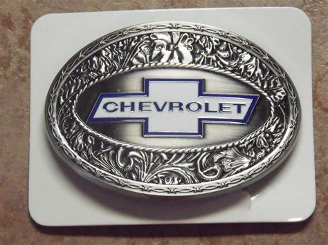 Chevrolet Stainless Steel Belt Buckle - One 2 mini Ranch