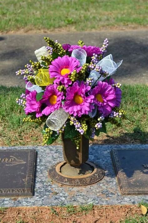 Floral Cemetery Arrangements for vases. | Funeral floral, Cemetery flowers, Memorial flowers