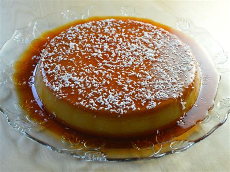 Flan de coco (coconut flan) is a typical Christmas dessert in Mexico ...