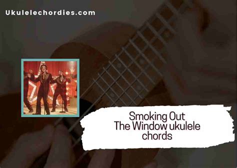 Smoking Out The Window ukulele chords by Silk Sonic/Bruno Mars ...