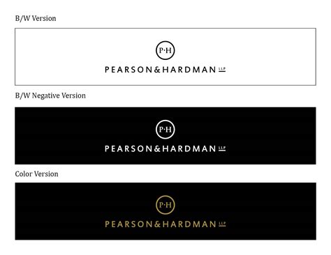 Pearson&Hardman Law Firm Branding Identity by YING YAO at Coroflot.com