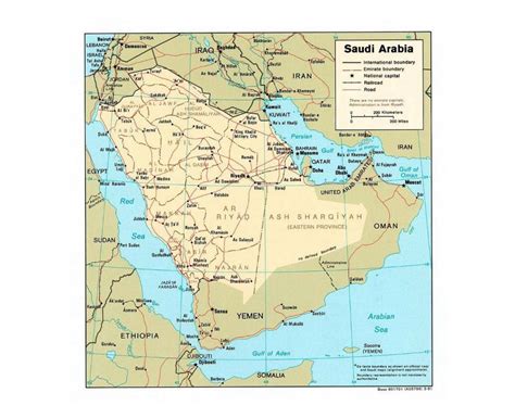 Saudi Arabia map with cities - Saudi Arabia map with major cities ...