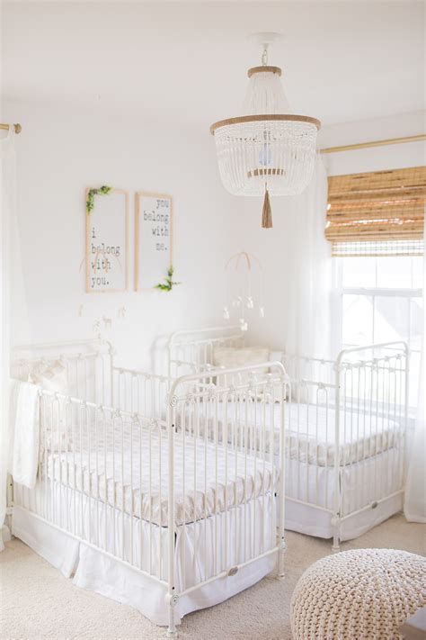 Dreamy Twin Nursery Ideas | Inspiring Gender Neutral Twin Nursery For 2 ...