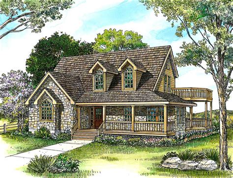 Country Stone Cottage Home Plan - 46036HC | Architectural Designs ...