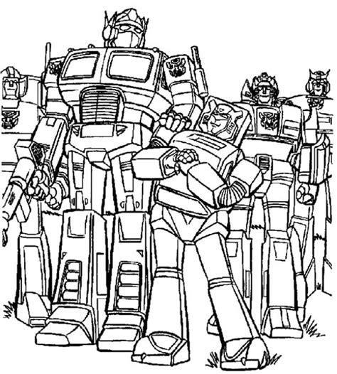 Print & Download - Inviting Kids to Do the Transformers Coloring Pages