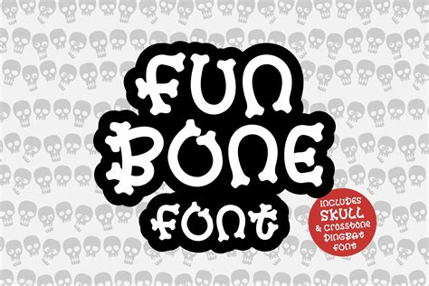 FUN BONE FONT | a Halloween Font | Creative Market